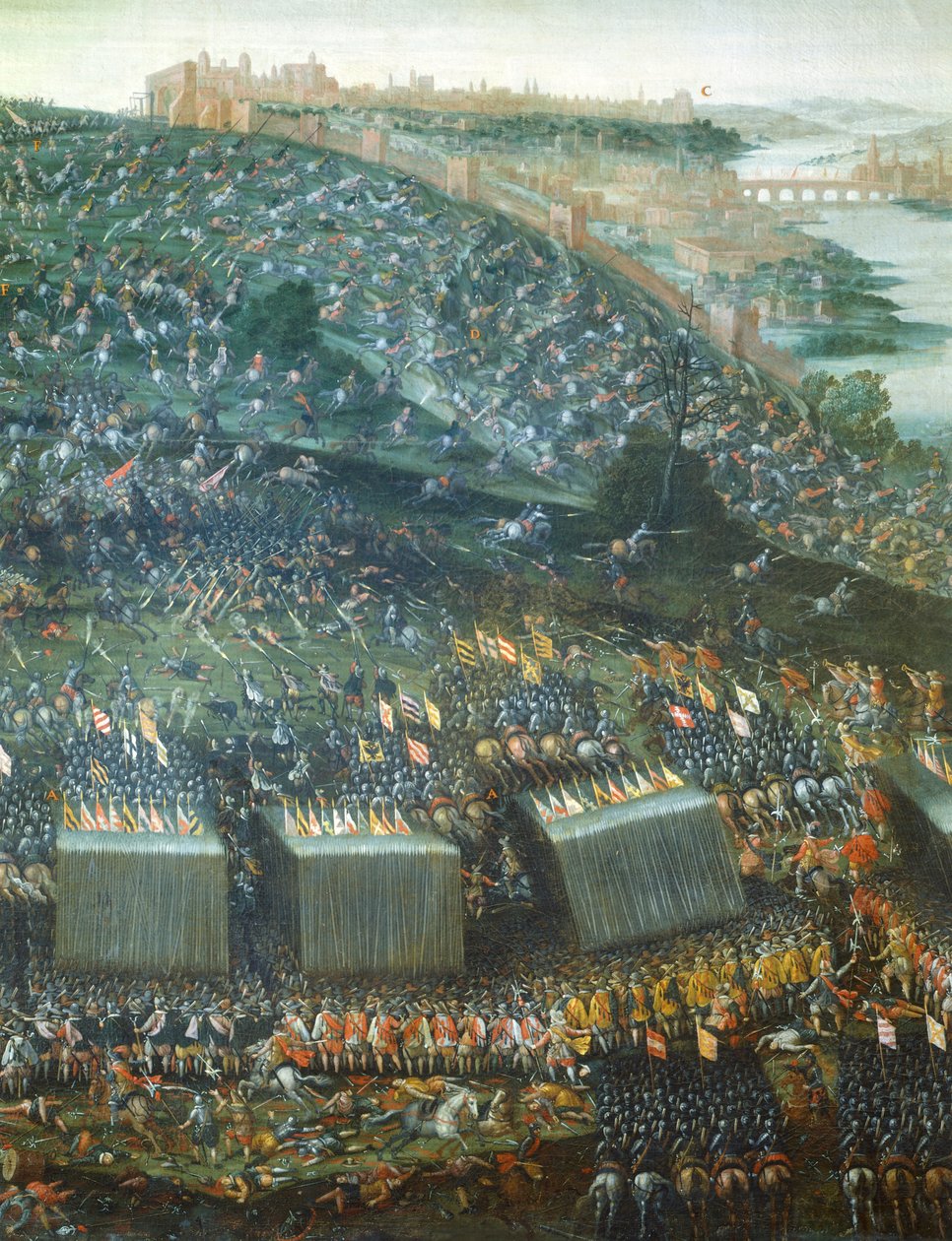 La battaglia di Weissemberg, 8 novembre da Peeter Snayers