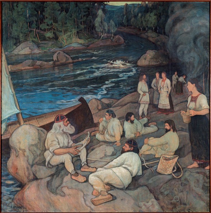 Il canto di Väinämöinen da Pekka Halonen
