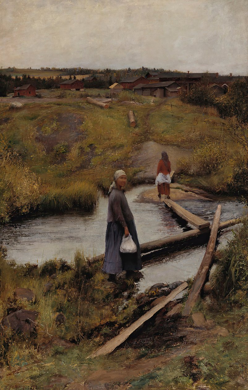La scorciatoia, 1892 da Pekka Halonen