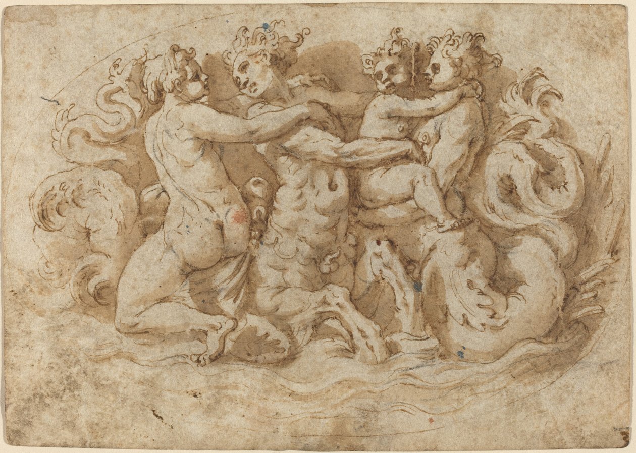 Tritoni e ninfe da Pellegrino Tibaldi