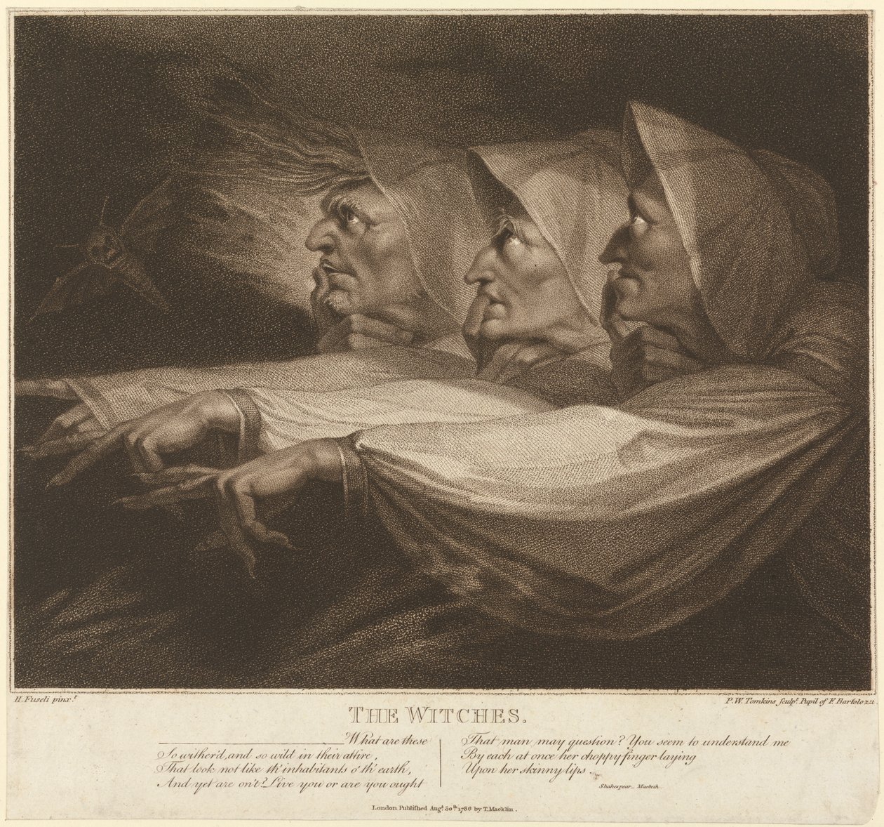 Le Tre Streghe da Peltro W. Tomkins