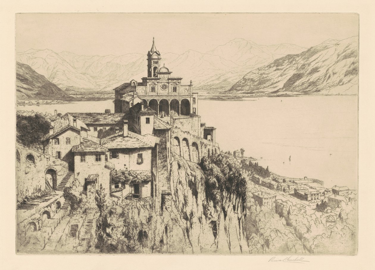 Santa Maria del Sasso, Locarno da Percival Gaskell