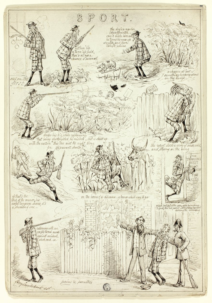 Lo sport da Percy Cruikshank