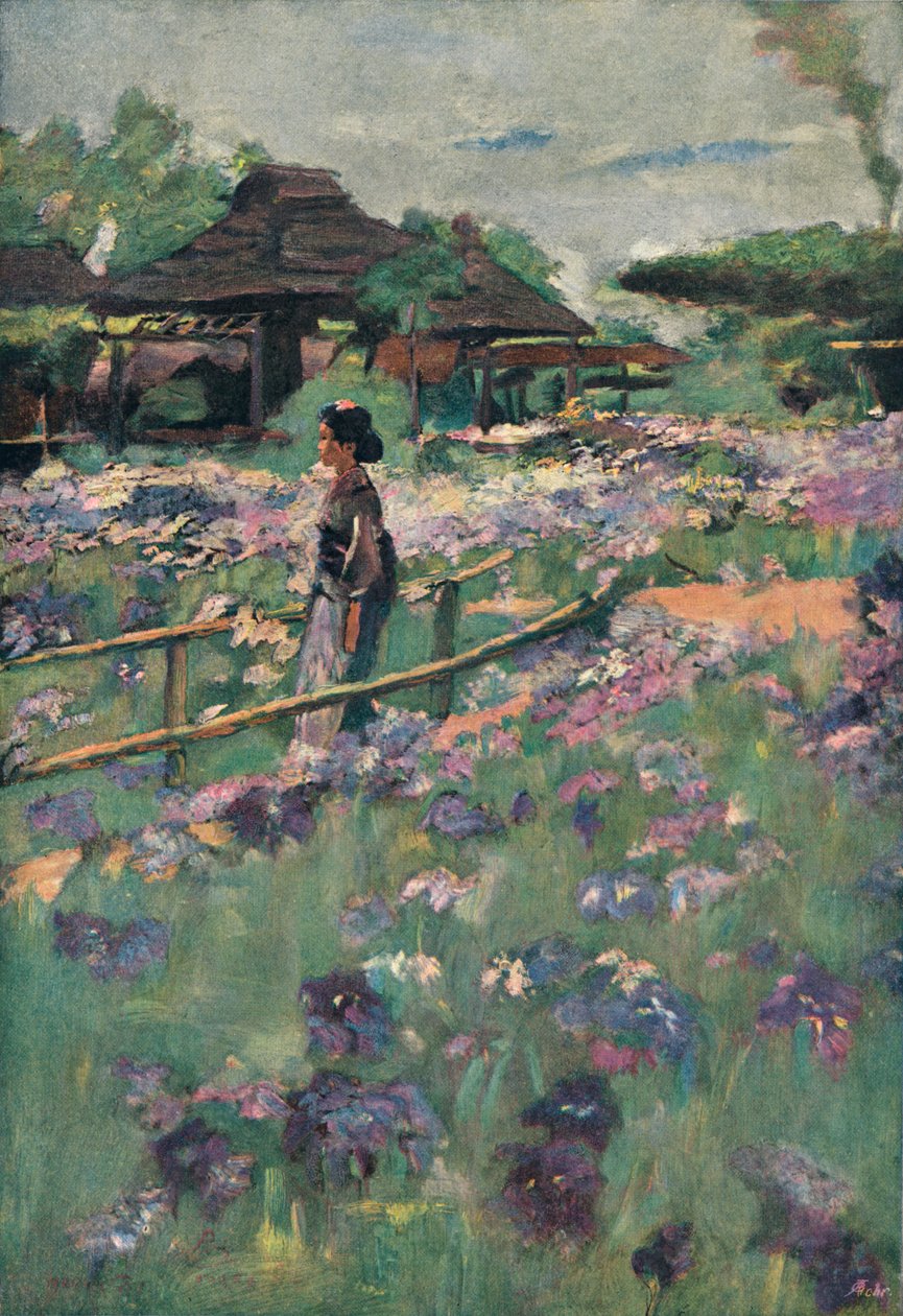 Un dipinto a tema giapponese, 1898 da Percy Sturdee