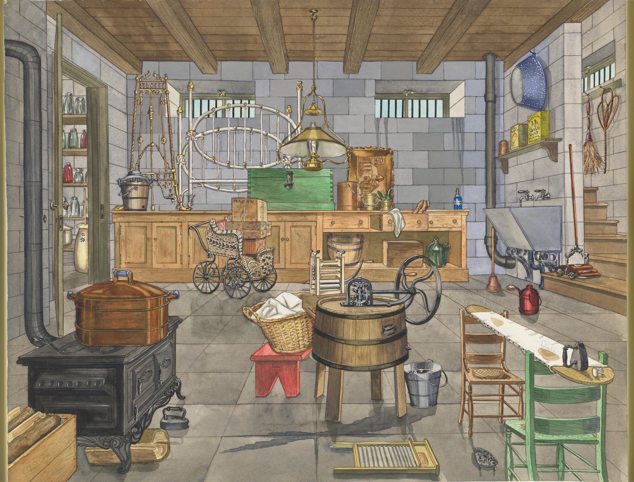 Seminterrato di Casa Urbana da Perkins Harnly