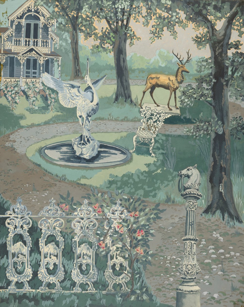 Ambientazione del giardino da Perkins Harnly