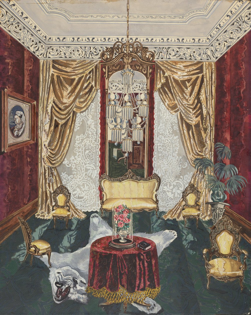 Salotto di una casa di città, 1869 da Perkins Harnly