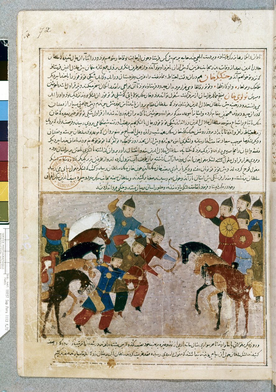 IMPERO MONGOLO: Esercito mongolo che invade l
