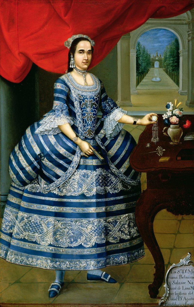 Dona Mariana Belsunse y Salasar da Peruvian School