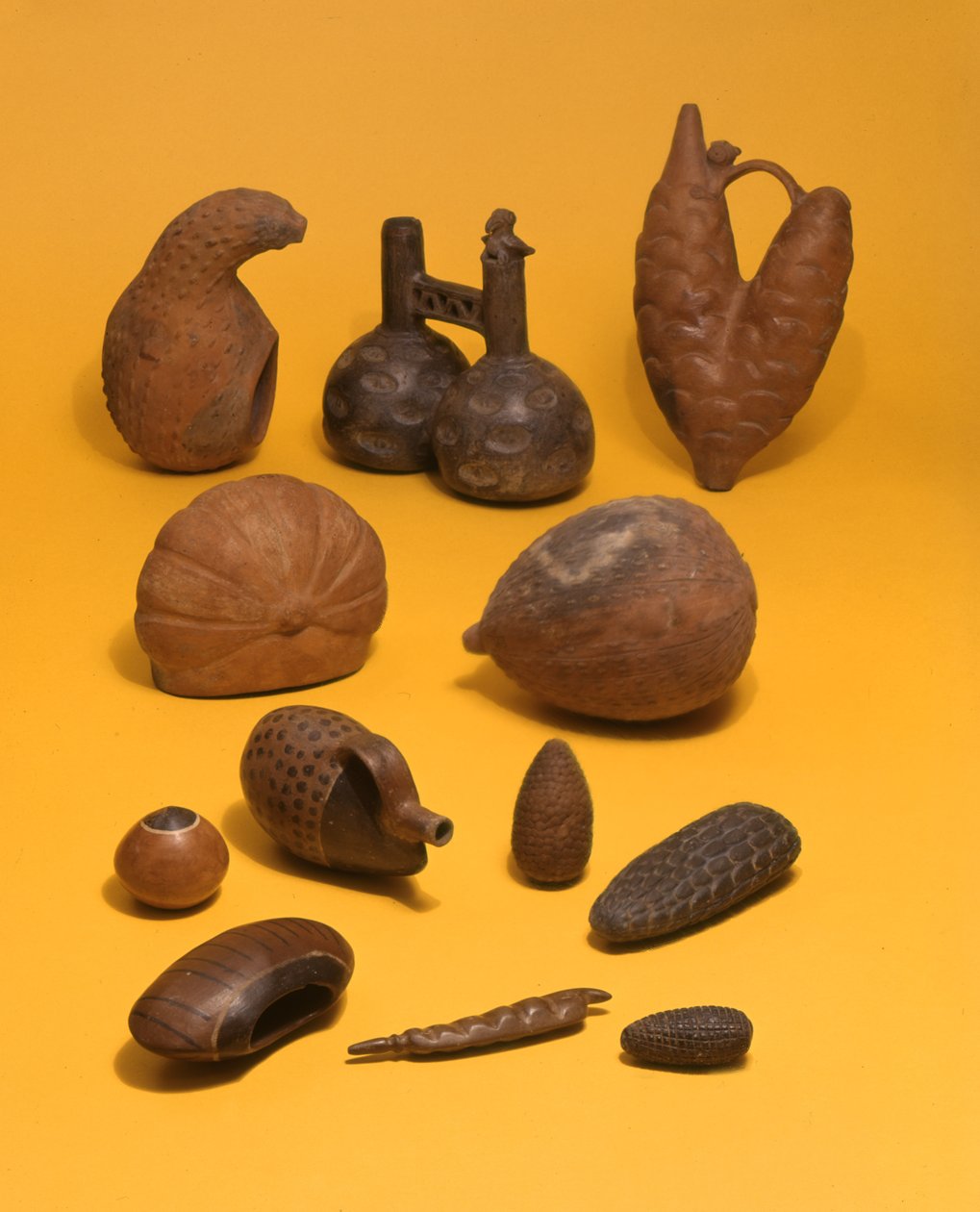 Vasi a forma di verdure, Inca da Peruvian School