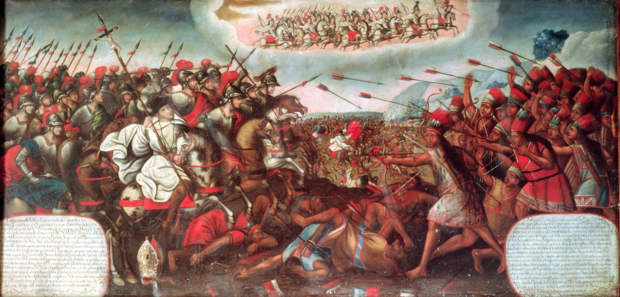 Scena di battaglia da Peruvian School
