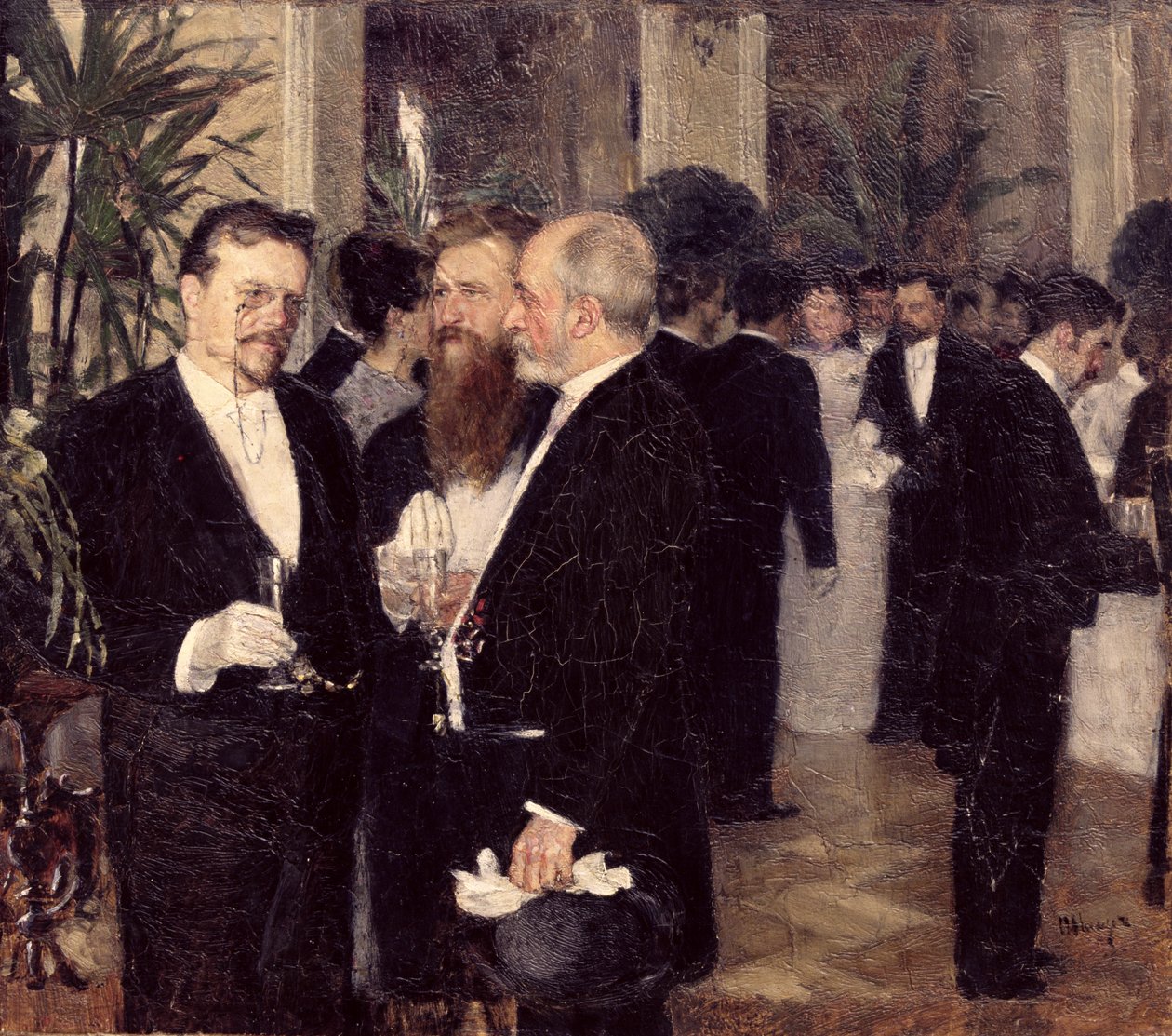 Al ballo, 1900 da Peter Alexandrovich Nilus