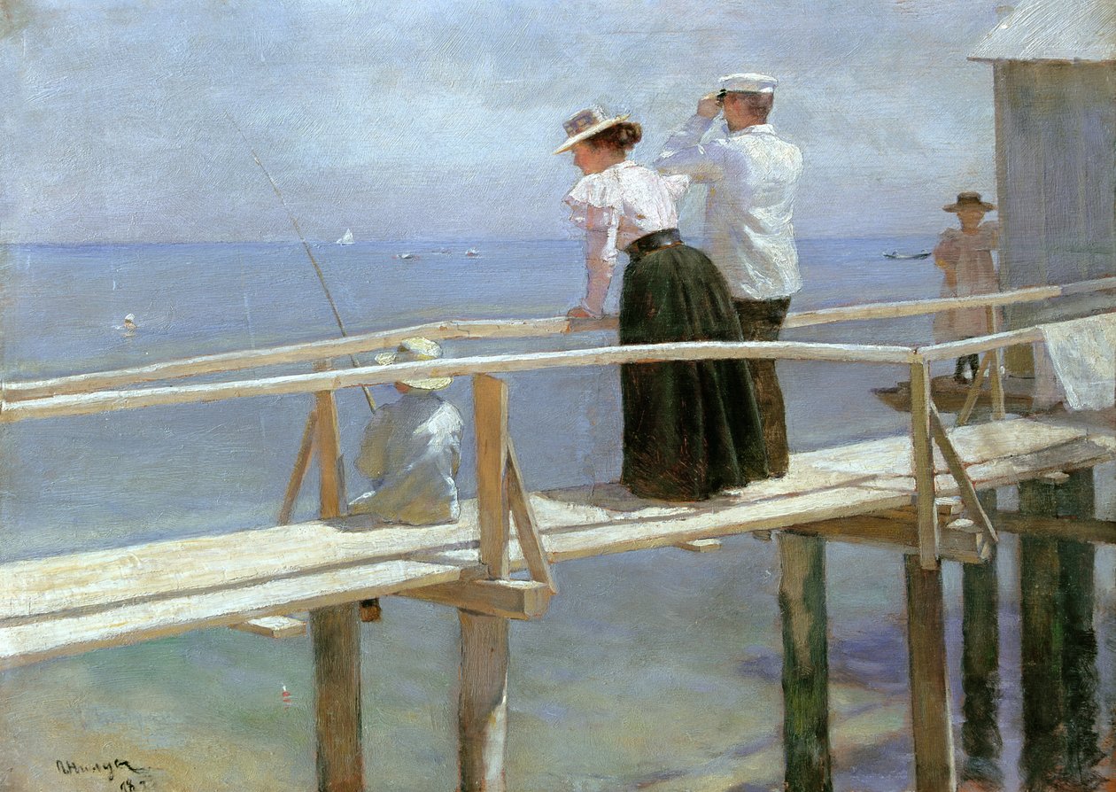 Sul ponte, 1898 da Peter Alexandrovich Nilus