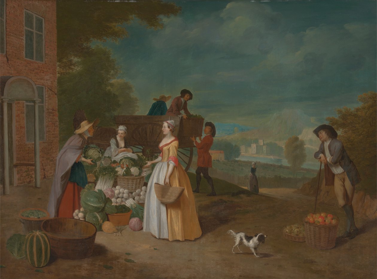Il venditore di verdure da Peter Angellis