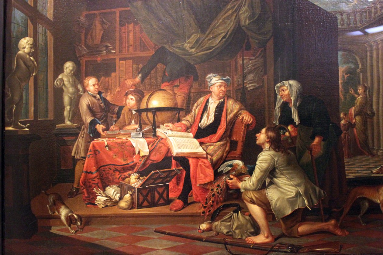 I contadini pagano il signore del maniero con il raccolto da Peter Jacob Horemans