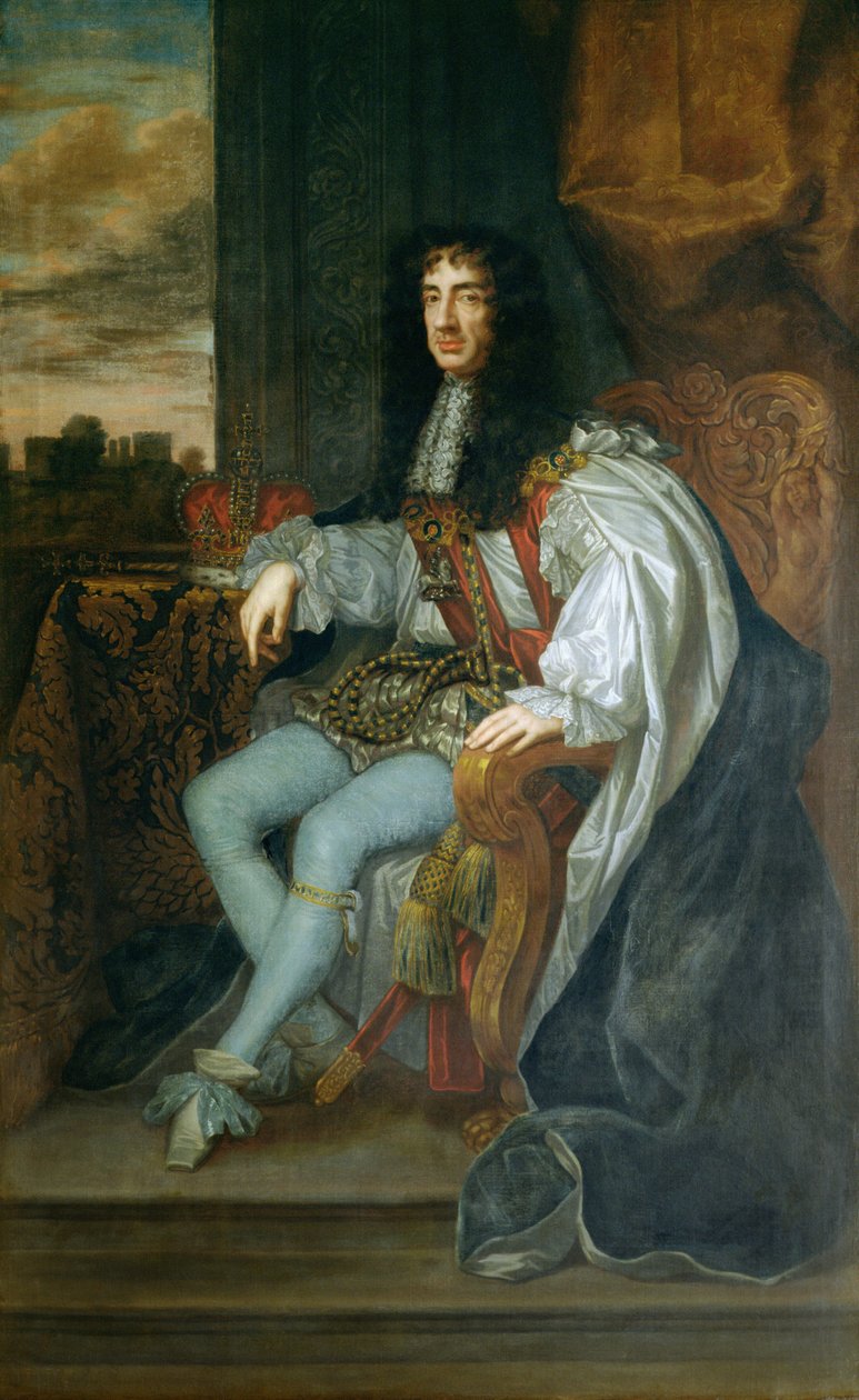 Ritratto di re Carlo II (1630-85) da Peter Lely