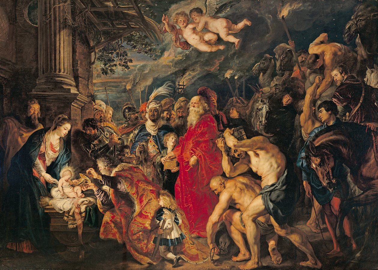 Adorazione dei Magi, 1610 da Peter Paul Rubens