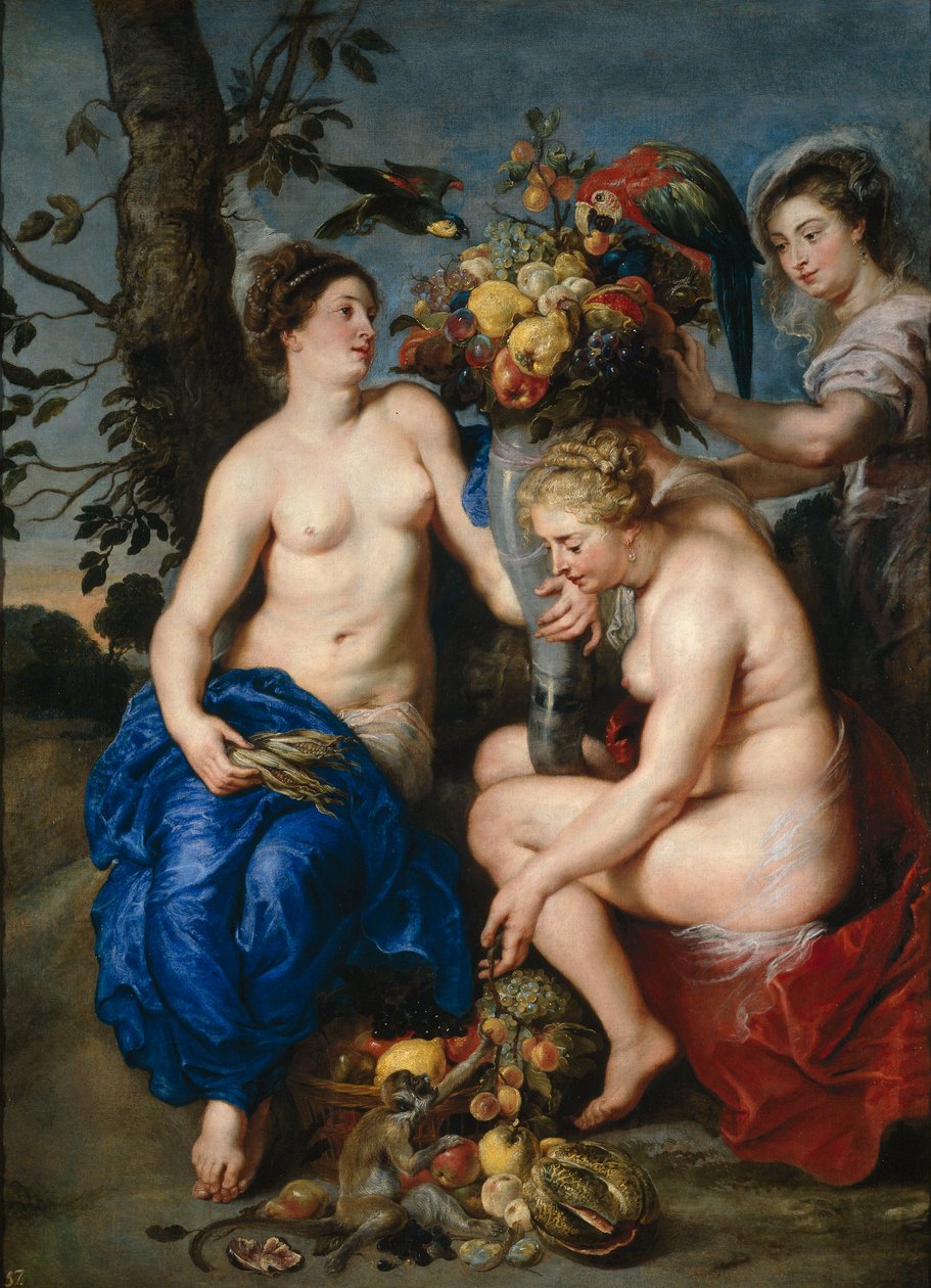 Cerere con due ninfe da Peter Paul Rubens