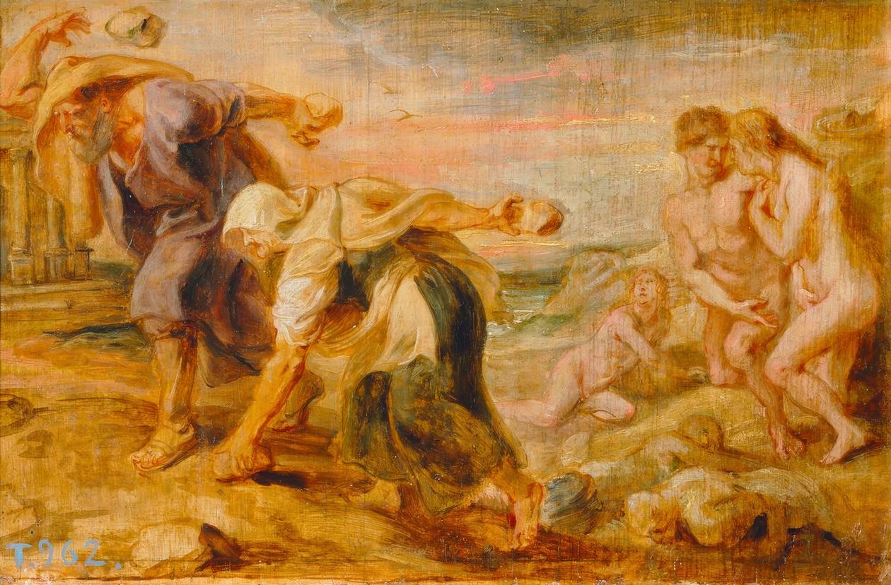 Deucalione e Pirra da Peter Paul Rubens