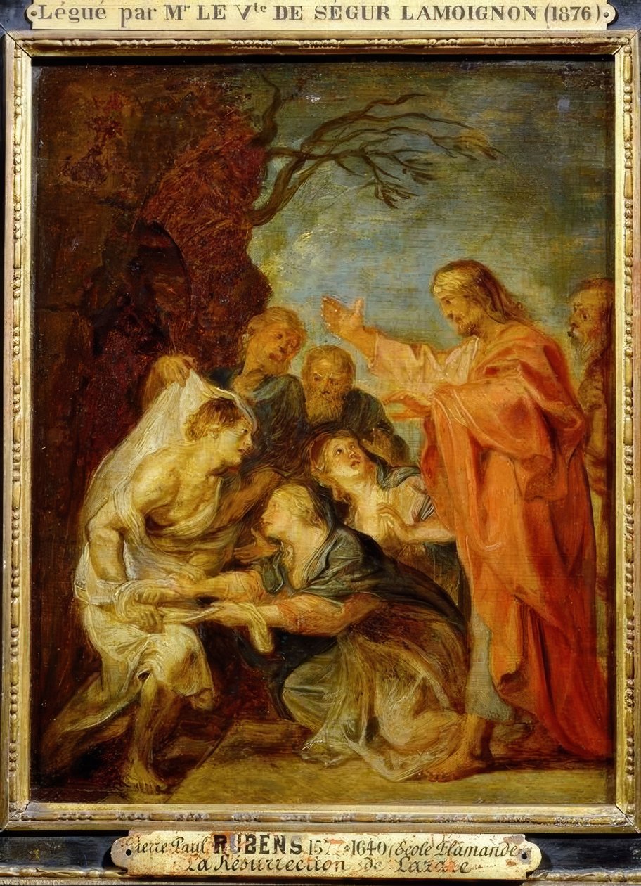 La resurrezione di Lazzaro da Peter Paul Rubens