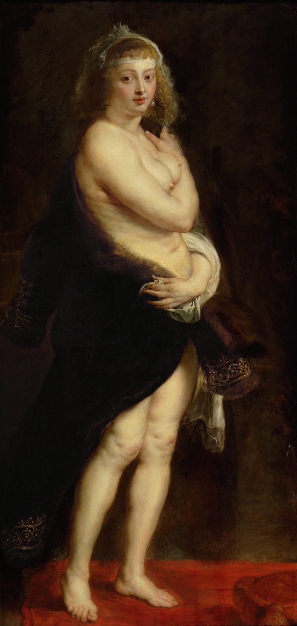 Helena Fourment in una veste di pelliccia da Peter Paul Rubens