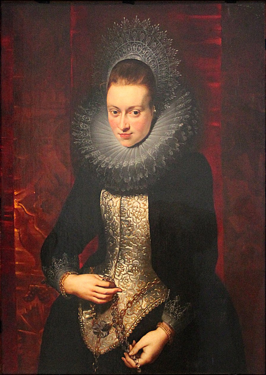 Ritratto di una giovane donna con un rosario da Peter Paul Rubens