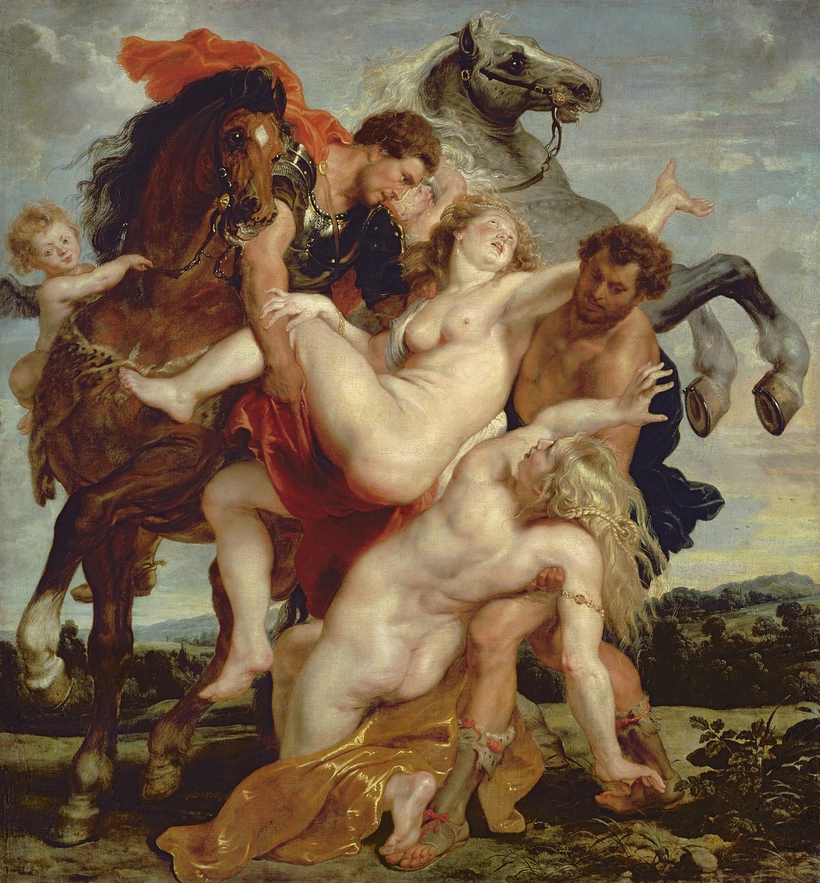 Ratto delle Figlie di Leucippo da Peter Paul Rubens