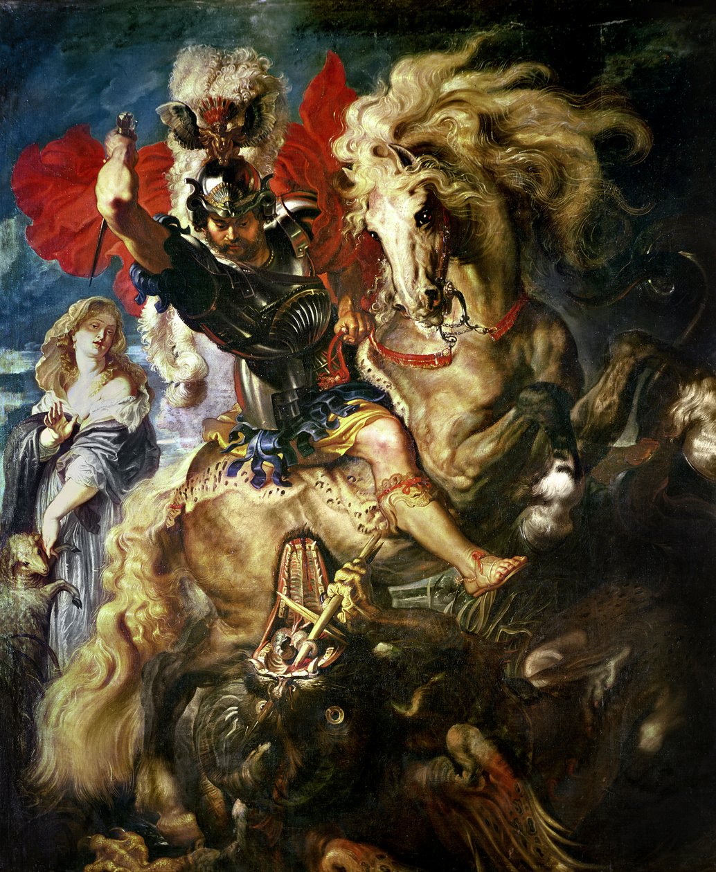 San Giorgio e il drago, c.1606 da Peter Paul Rubens