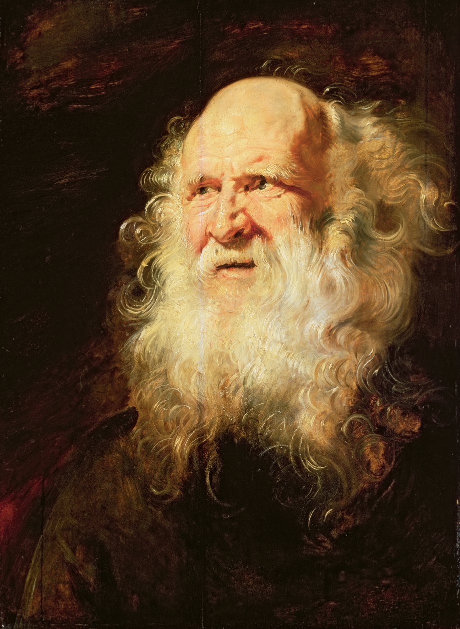 Studio di teste di un vecchio, c.1612 da Peter Paul Rubens