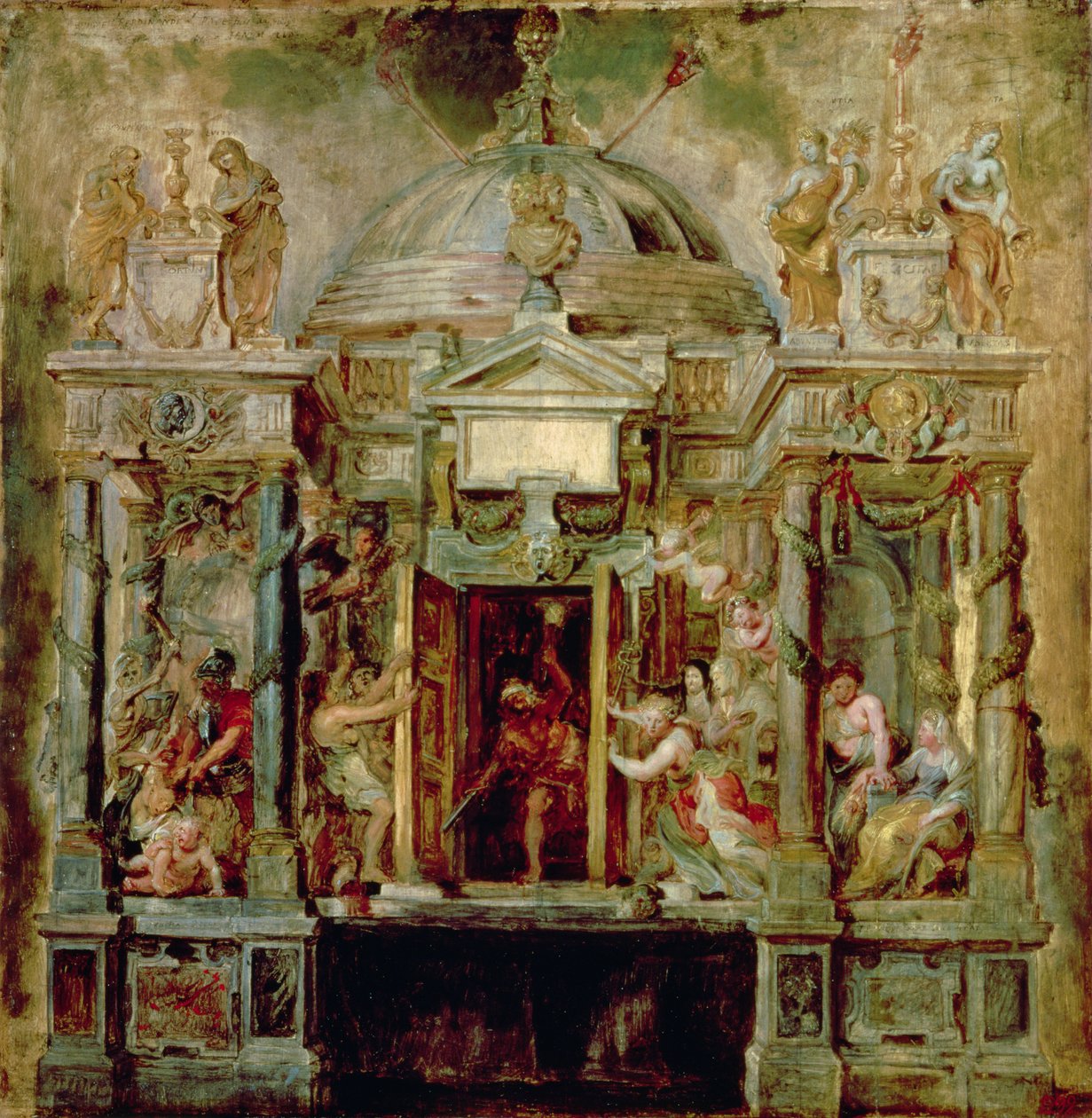 Tempio di Giano, 1630s da Peter Paul Rubens