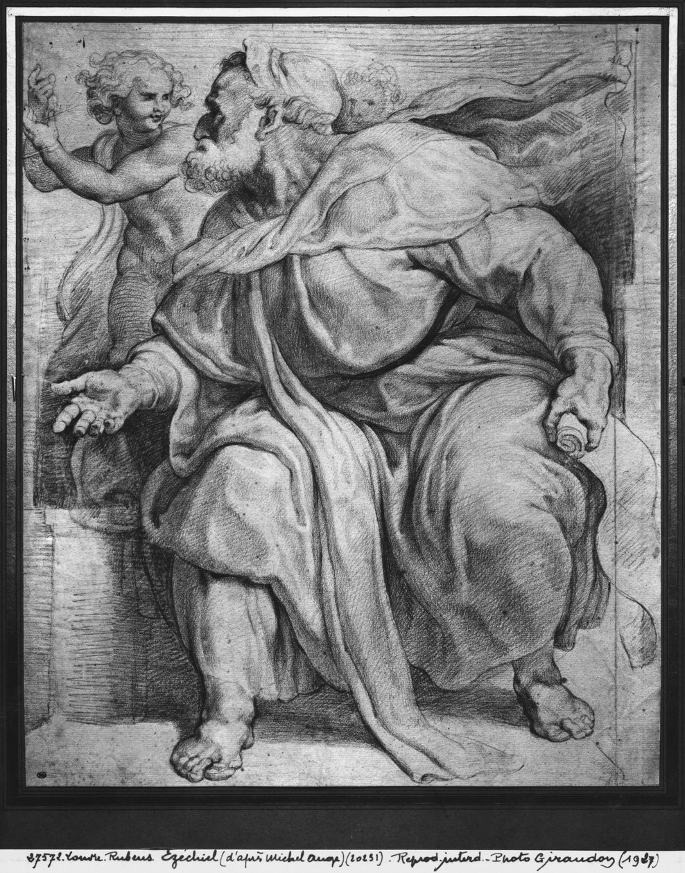 Il profeta Ezechiele, dopo Michelangelo Buonarroti da Peter Paul Rubens