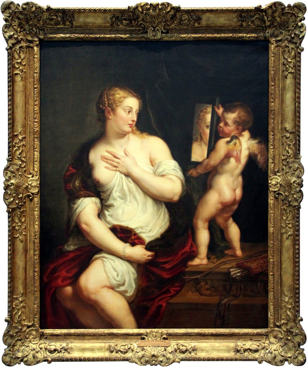 Venere e Cupido con uno specchio da Peter Paul Rubens