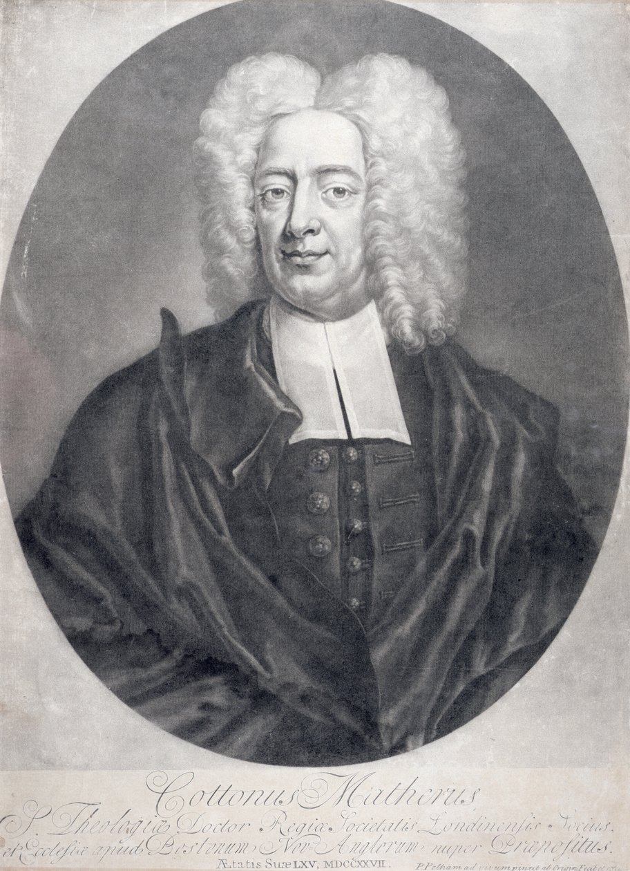 Cotton Mather (1663-1728) da Peter Pelham