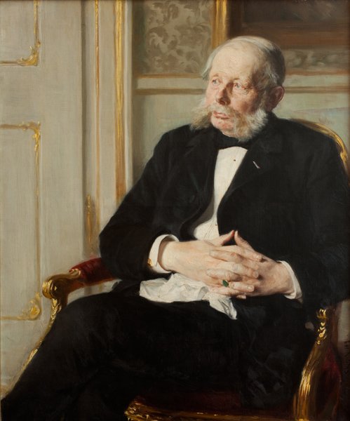 Ritratto del barone Otto Ditlev Rosenørn-Lehn da Peder Severin Krøyer