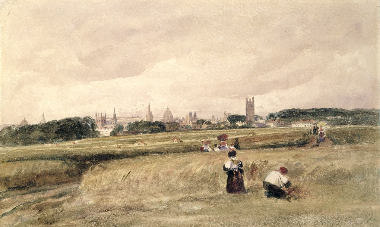 Veduta di Oxford da Peter de Wint