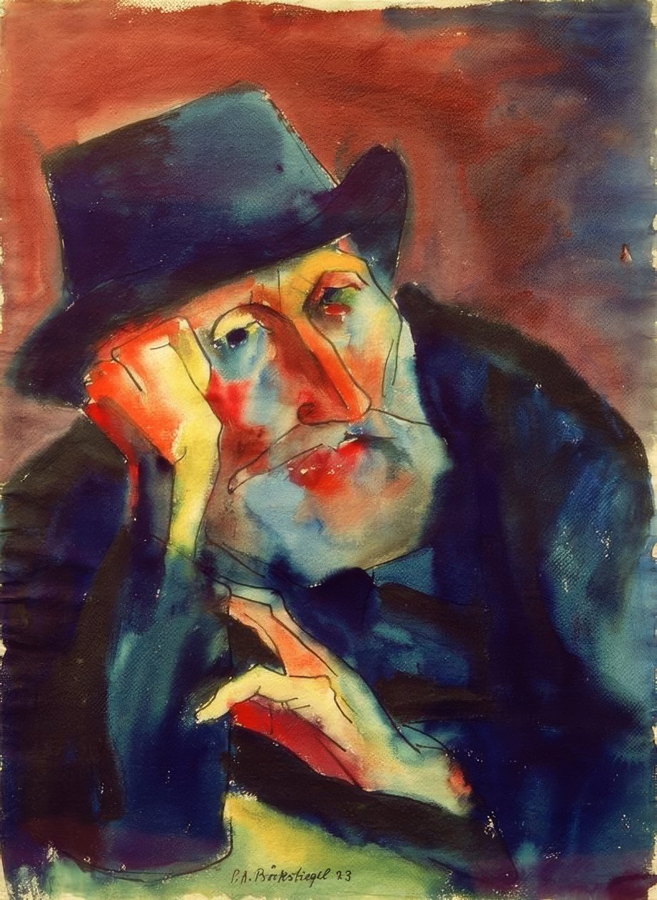 Testa di Peter Sussieck da Peter August Böckstiegel