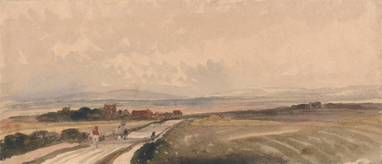 Una strada dello Yorkshire da Peter DeWint