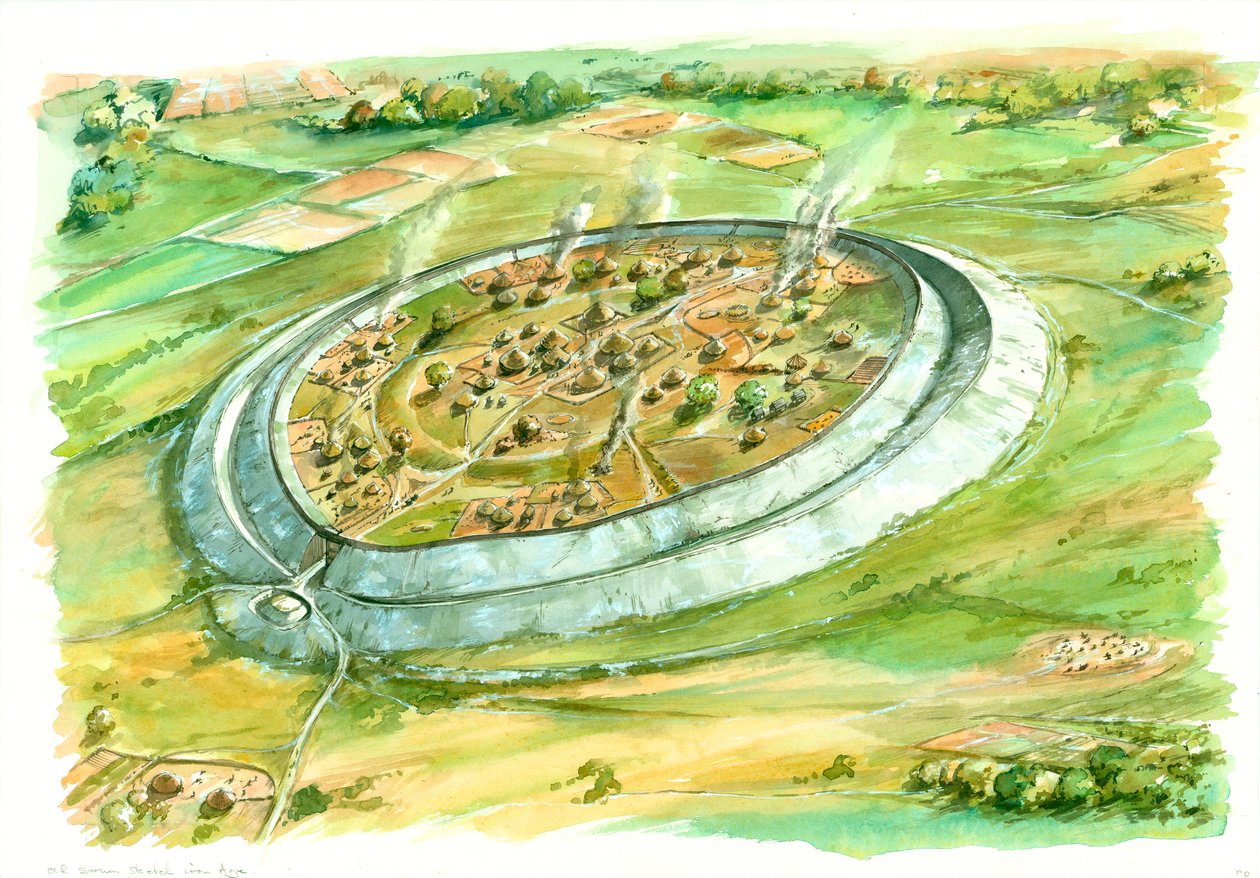 Old Sarum, Età del Ferro da Peter Dunn