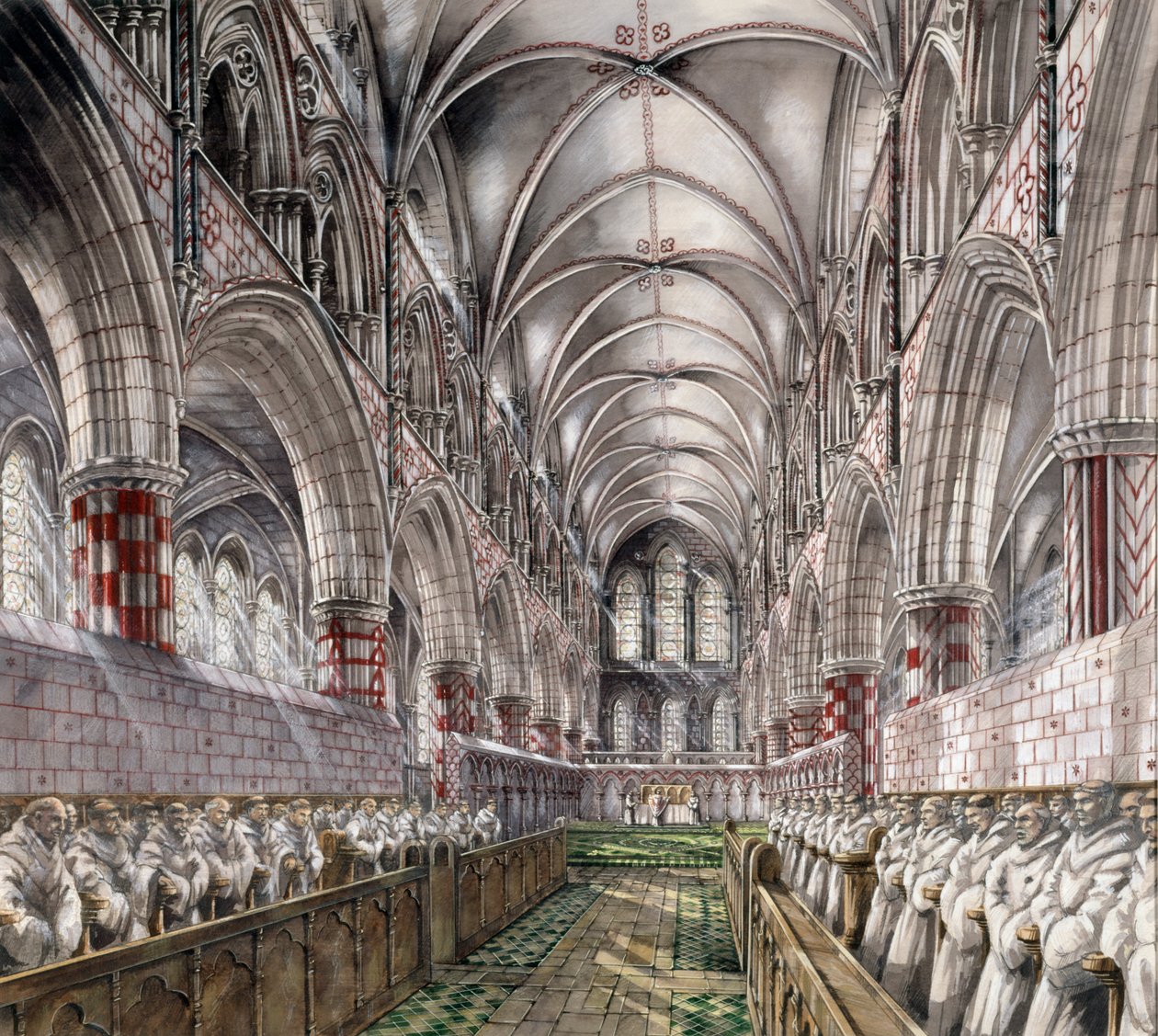 Abbazia di Rievaulx, XIII secolo da Peter Dunn