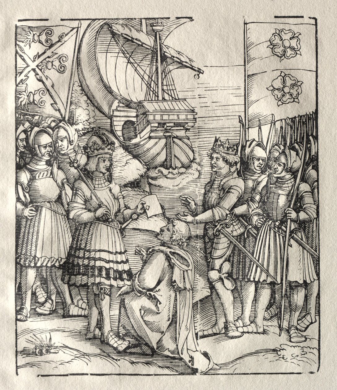Massimiliano fa pace con Enrico VII da Peter Flötner