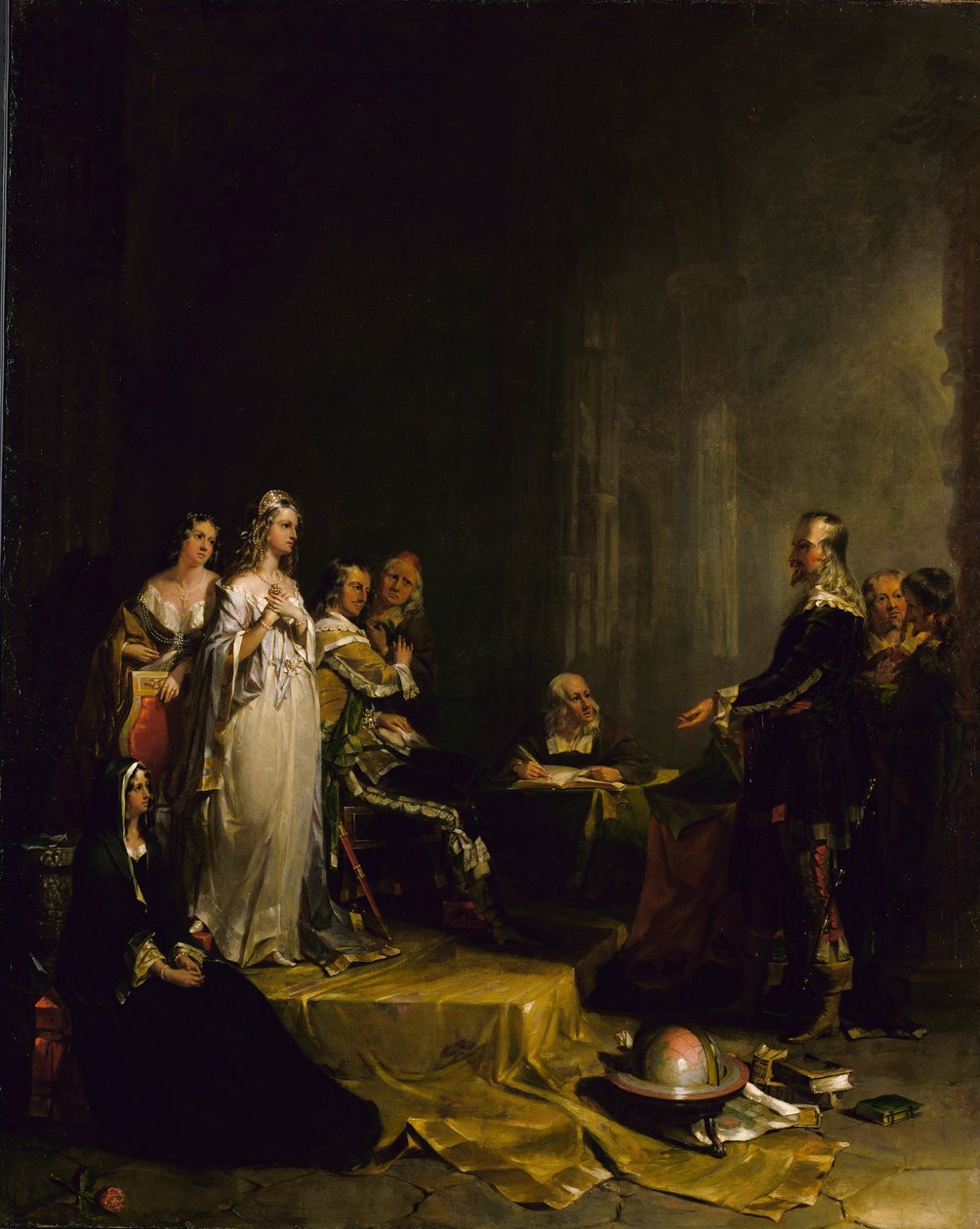 Colombo davanti alla Regina da Peter Frederick Rothermel