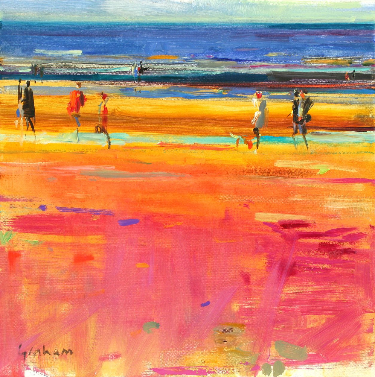 Boulevard de la Plage da Peter Graham (Contemporary)