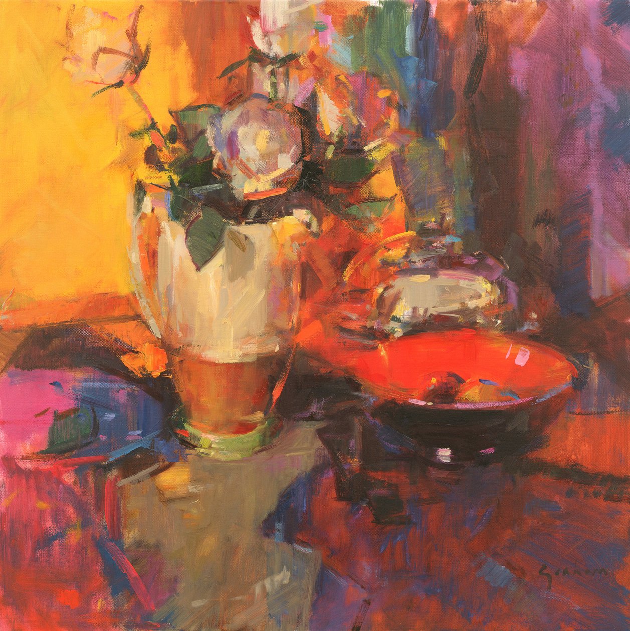 Tavolo di Rose di Clarice Cliff da Peter Graham (Contemporary)