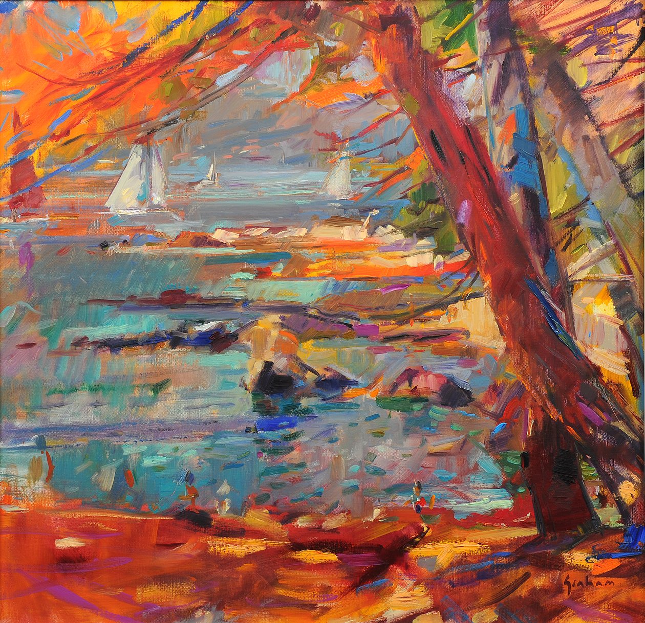Le isole di Lerins da Peter Graham (Contemporary)