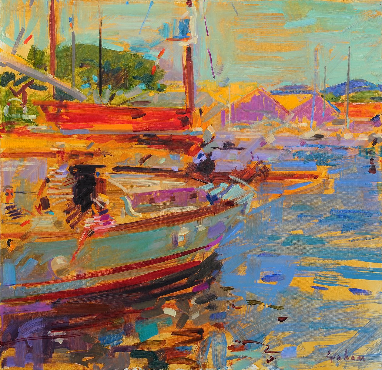 Sul Ponte Saint Tropez da Peter Graham (Contemporary)