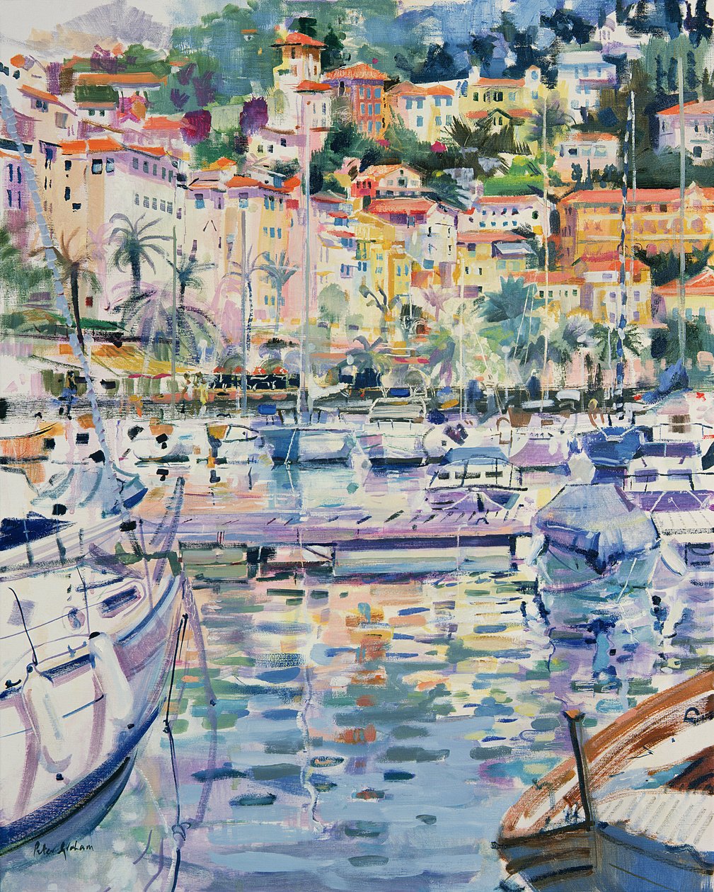 Yacht della Riviera, 1996 da Peter Graham (Contemporary)