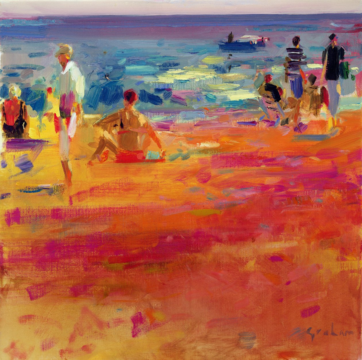 Scena di Spiaggia da Peter Graham (Contemporary)