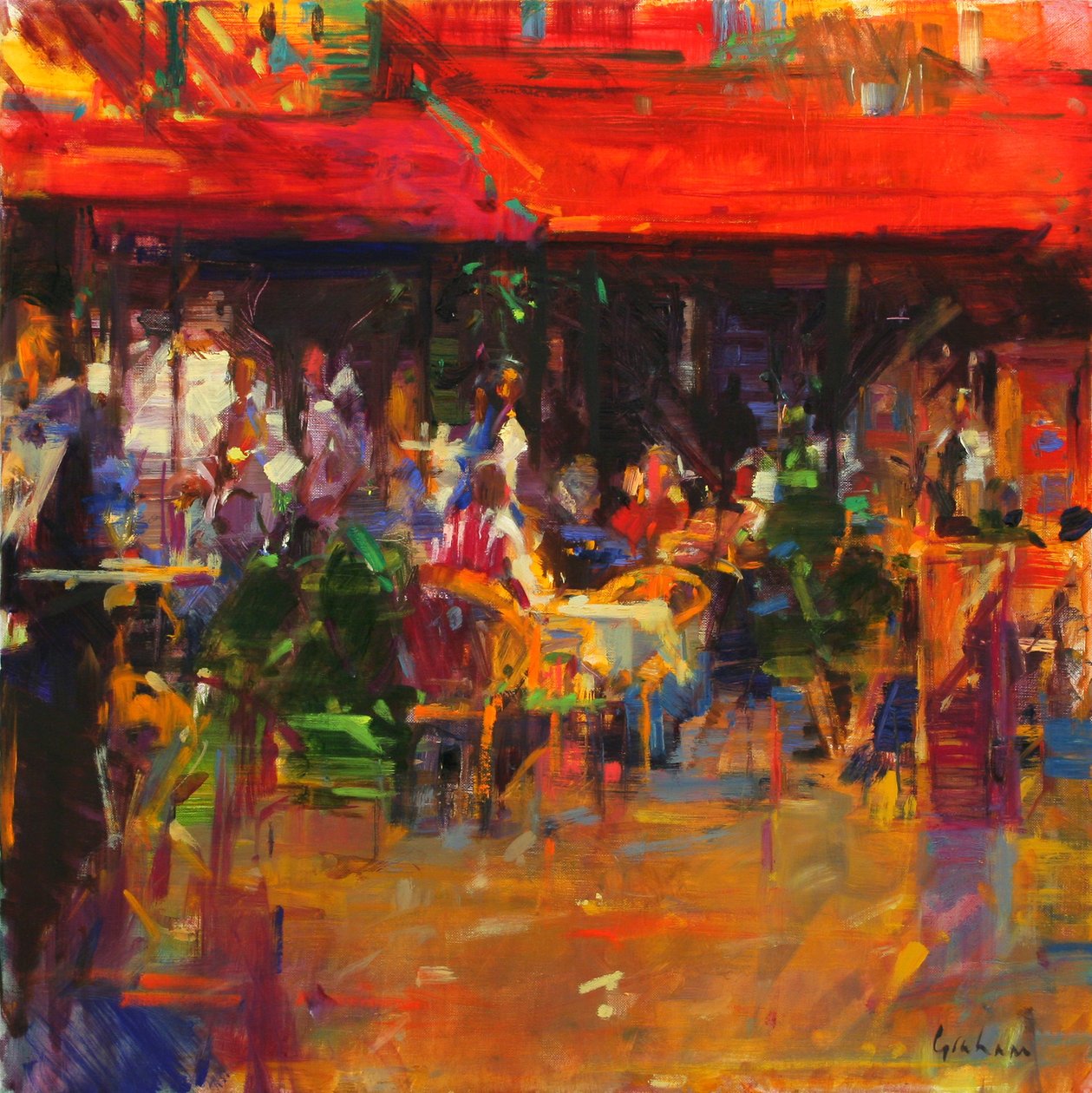 Tavolo a Villefranche da Peter Graham (Contemporary)