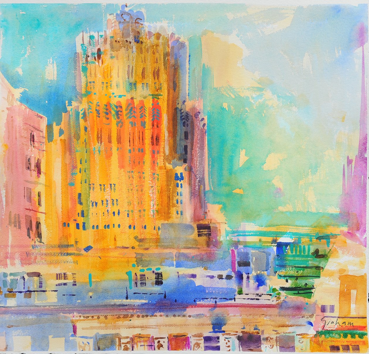 Il Shell Building, San Francisco da Peter Graham (Contemporary)