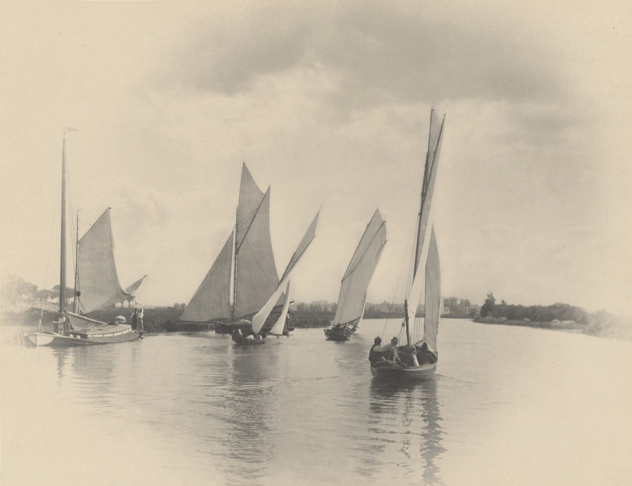 Una regata a Horning da Peter Henry Emerson
